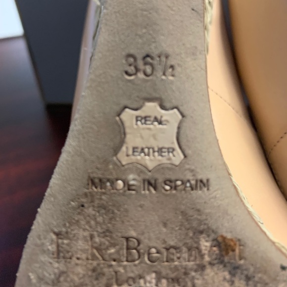 L.K Bennett London Peep Toe Espadrille Wedges - Picture 6 of 6